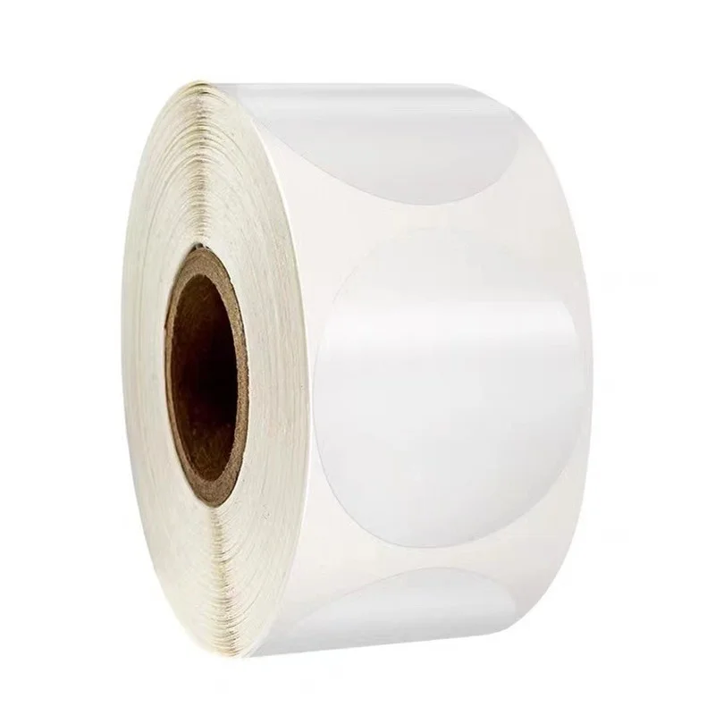 롤 투명 자체 접착 씰링 스티커, 라운드 투명 선물 포장 씰 라벨, 2CM2.5CM3CM3.8CM5CM, 500 개