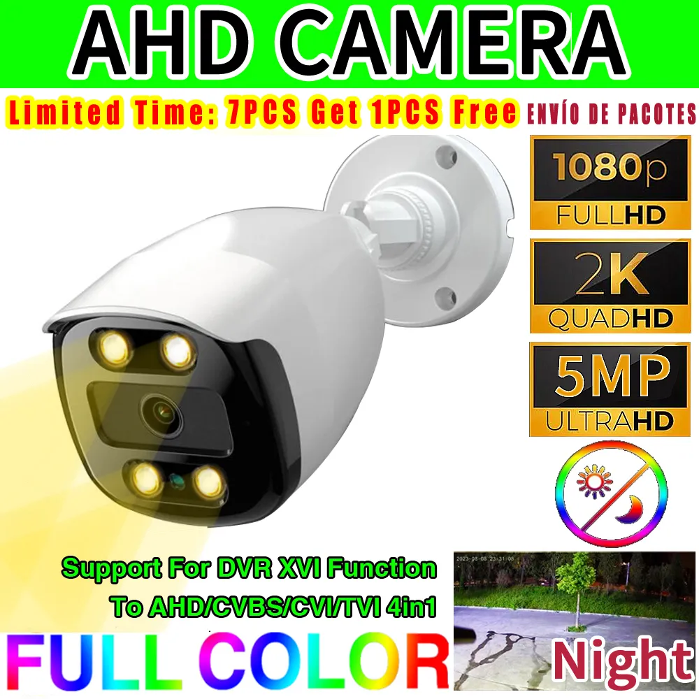 5MP 24H 풀 컬러 나이트 비전 CCTV AHD 카메라, 4MP 1080P HD 어레이 발광 Led 디지털 H.265 야외 거리 조명 방수 title=5MP 24H 풀 컬러 나이트 비전 CCTV AHD 카메라, 4MP 1080P HD 어레이 발광 Led 디지털 H.265 야외 거리 조명 방수 