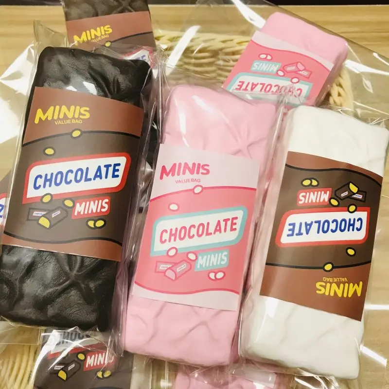 초콜릿 바 슬로우 리바운드 감압 벤트 장난감, 미니 스퀴시 슬로우 라이징, 3 가지 색상 옵션