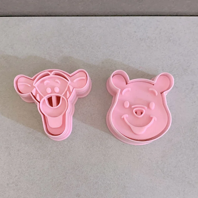 스티치 만화 커터 케이크 쿠키 몰드 커터 퐁당 베이킹 도구, 비스킷 만화 비스킷 몰드 베이킹 도구, 2 개