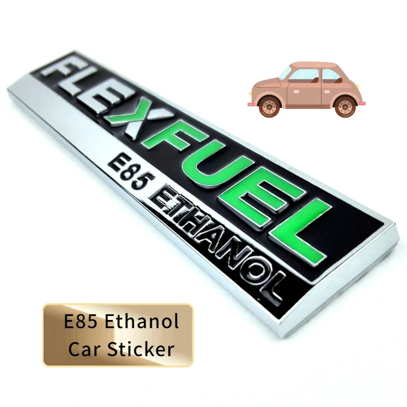 FLEX FUEL E85 에탄올 자동차 스티커, 청정 에너지 차량 금속 차체 트럭 FLEXFUEL 데칼 3D 배지 엠블럼 액세서리 title=FLEX FUEL E85 에탄올 자동차 스티커, 청정 에너지 차량 금속 차체 트럭 FLEXFUEL 데칼 3D 배지 엠블럼 액세서리 