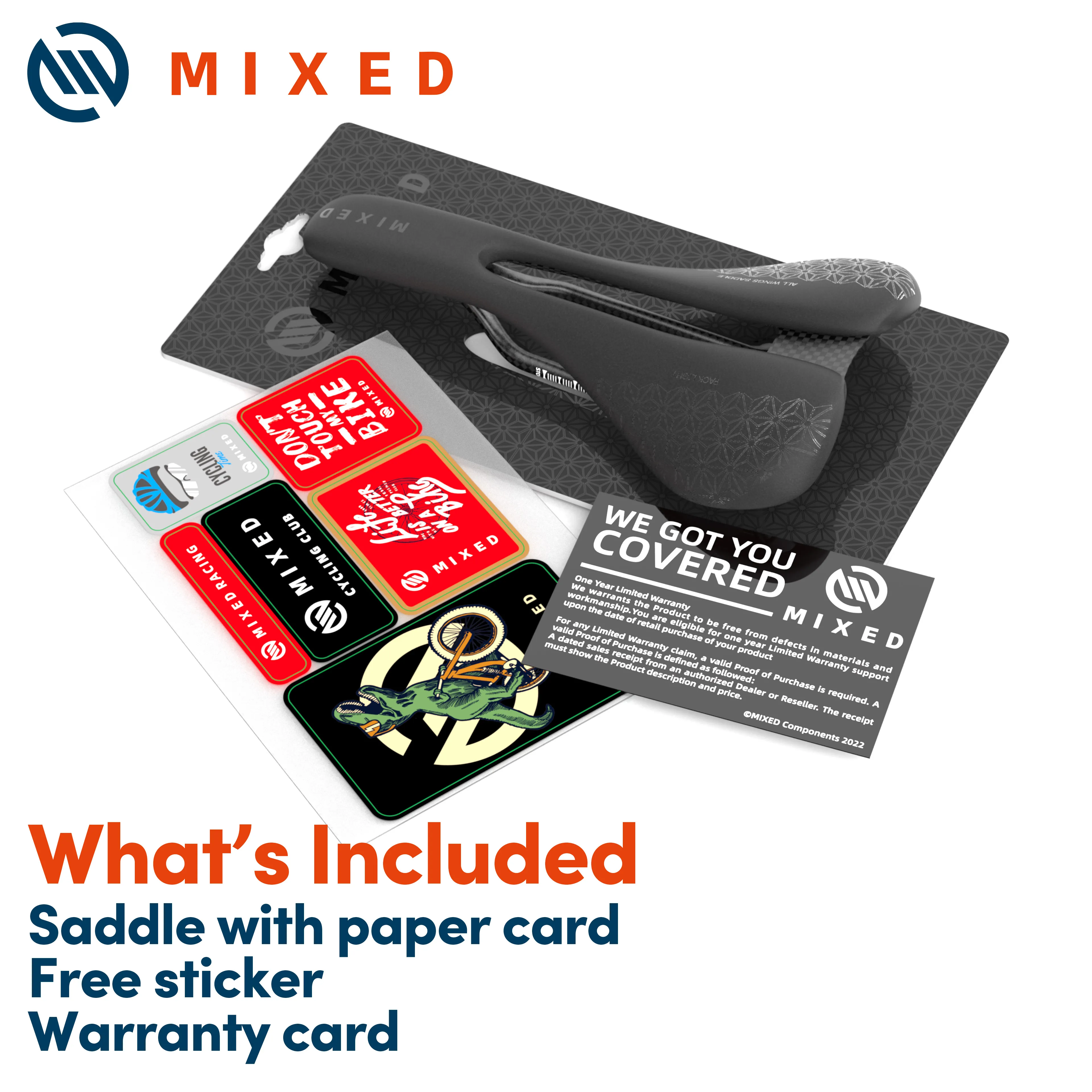 MIXED 전체 탄소 섬유 안장 팩, 5D 6D 7D 초경량 경량 143mm 155mm MTB 산악 자전거 로드 자전거 부품