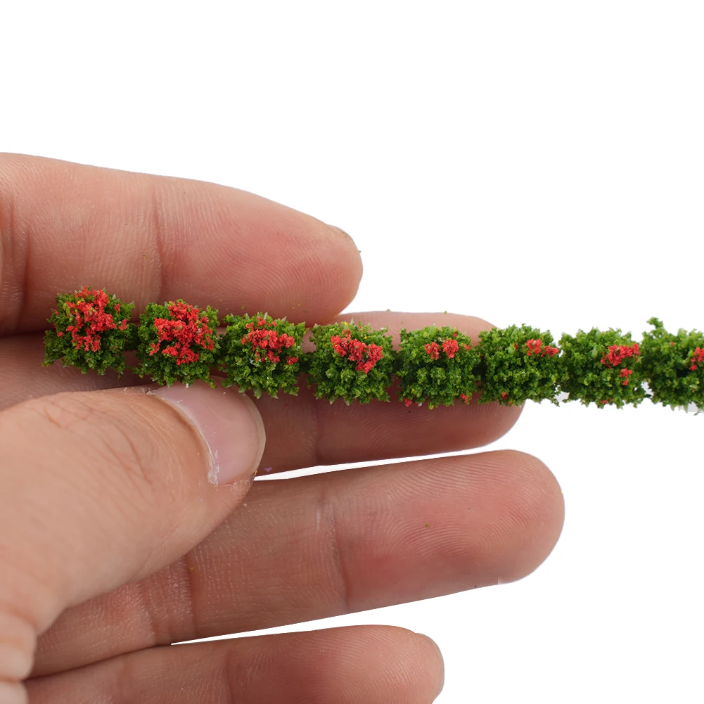 자체 접착식 정적 잔디 터프트 모델, 철도 전쟁 게임 풍경 철도 모델링, 디오라마 미니어처 건물 모래 테이블 모델