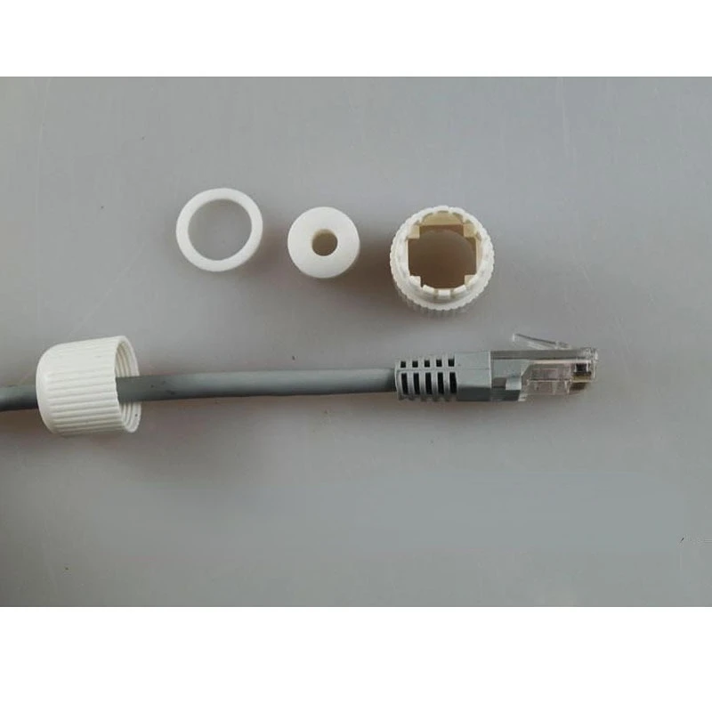 DC 오디오 IP 카메라 RJ45 케이블이 있는 48V ~ 12V PoE 케이블, CCTV IP 카메라 용 PoE 모듈 내장