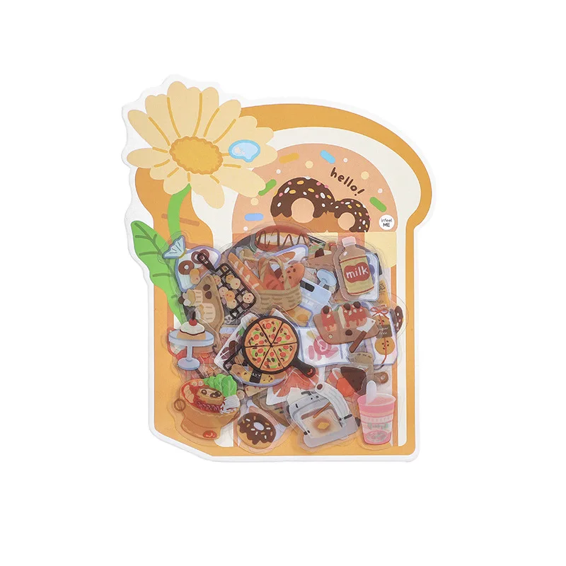 녹색 식물 귀여운 미니 문구 스티커 플레이크 스크랩북 스티커, 플래너 앨범 다이어리용, 100 개