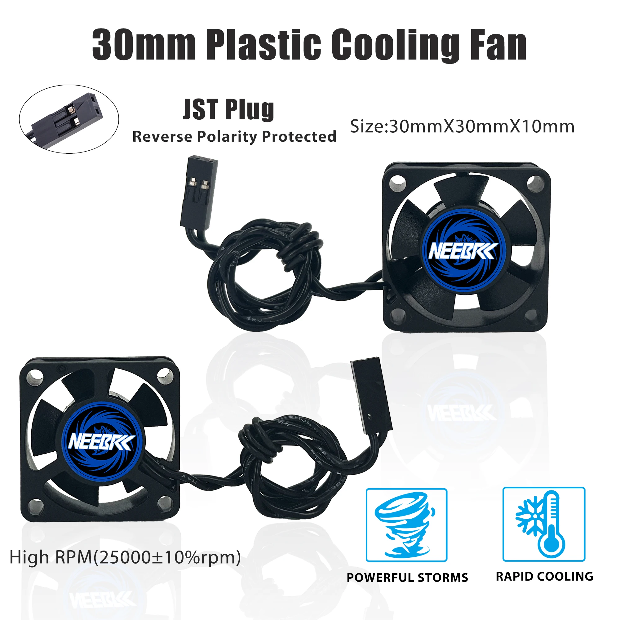 RC 모터 선풍기 냉각 방열판, 브러시리스 모터용 강풍 급속 냉각, 25mm, 30mm, 35mm, 40mm, 45mm, 50mm, 10000-30000RPM, 5V-12V DC, 28mm, 36mm, 42mm