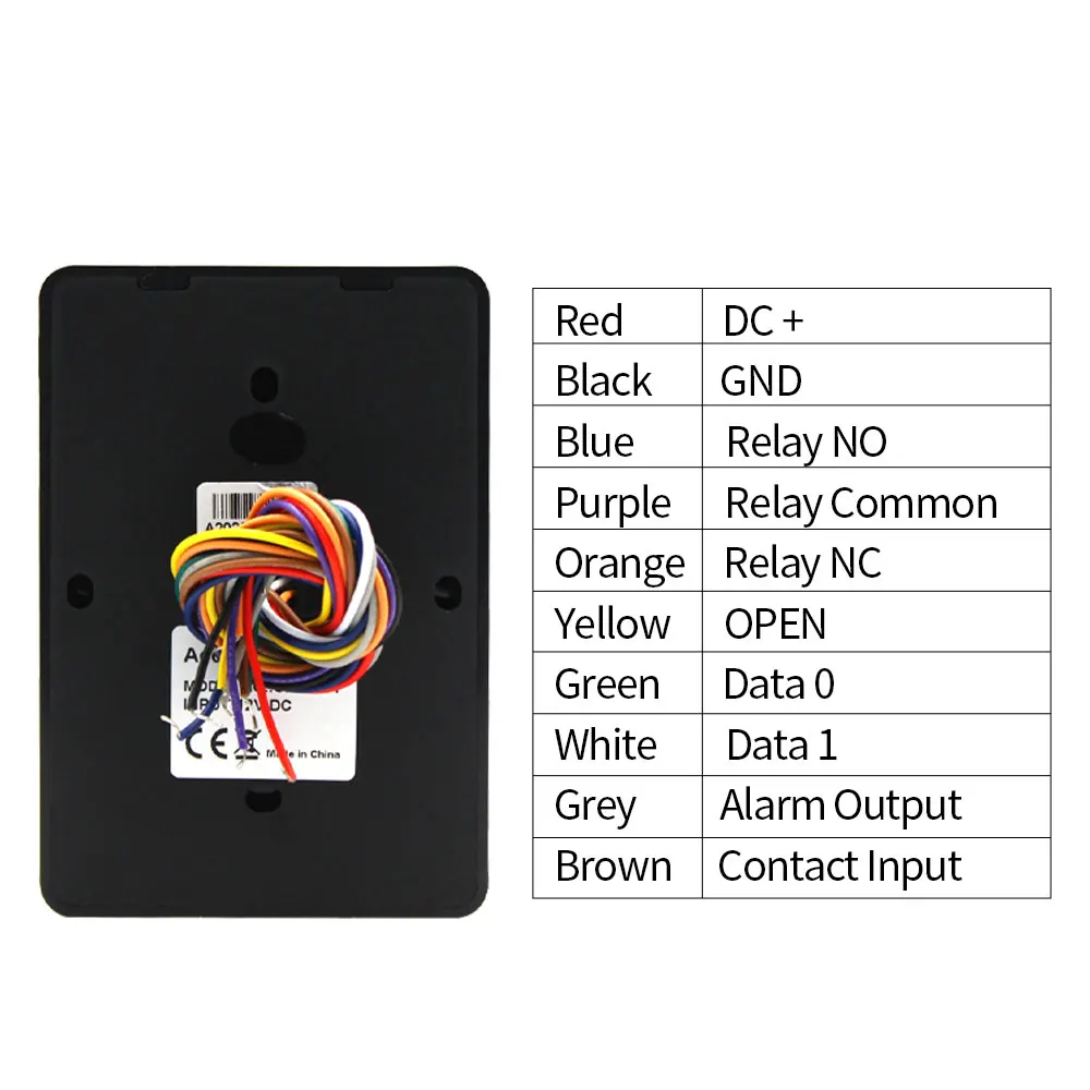 Tuya 앱 문짝 잠금 장치, IP66 방수, 키리스 생체 인식, 와이파이 액세스 제어, 독립형 키패드, 지문, EM RFID 카드, 문짝 입력