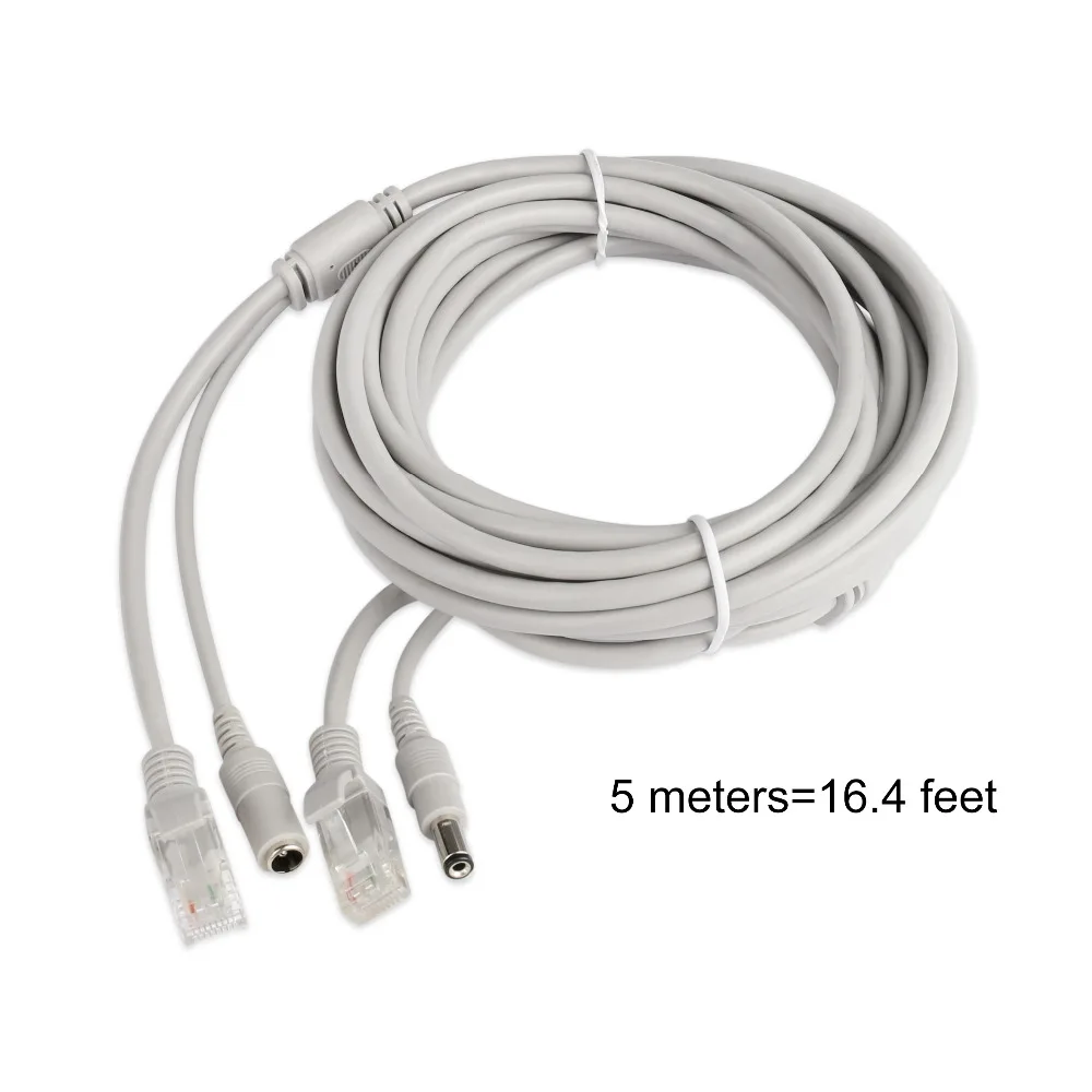 CCTV 네트워크 IP 카메라용 전원 랜 케이블 코드 네트워크 케이블, RJ45 + DC 12V, 30m, 20m, 15m, 10m, 5m title=CCTV 네트워크 IP 카메라용 전원 랜 케이블 코드 네트워크 케이블, RJ45 + DC 12V, 30m, 20m, 15m, 10m, 5m 