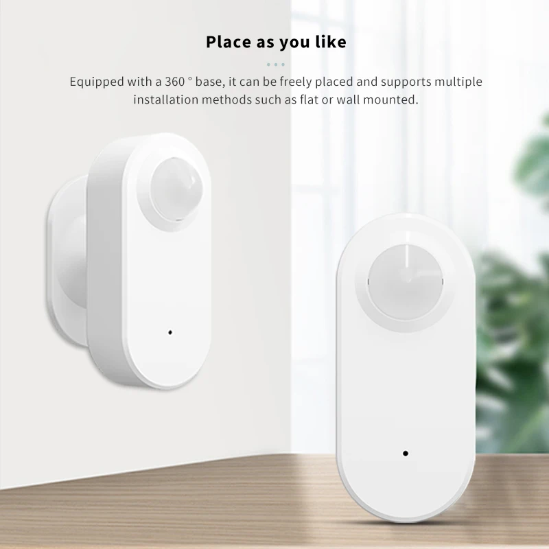 IHSENO Tuya Zigbee/Wifi 인체 모션 감지 센서 앱 리모컨 PIR 감지, 스마트 홈 장식 보안 경보