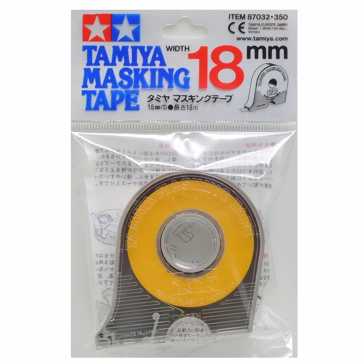 타미야 마스킹 테이프, 타미야 모델 페인팅, 군사 모델, 취미 DIY 도구, 총 길이 18m, 1mm, 2mm, 3mm, 6mm, 10mm, 18mm, 40mm