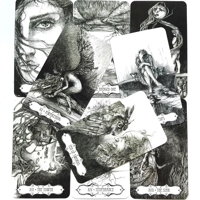새로운 카드 심연 타로 카드 운명 가족 파티 종이 카드 게임 타로 및 다양한 타로 옵션