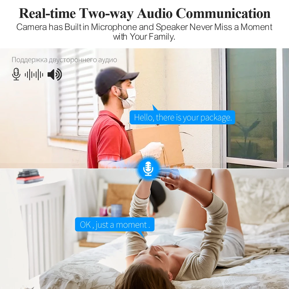 와이파이 카메라 IP 야외 4 배 줌 5G 무선 보안 보호 모니터, AI 스마트 추적 감시 카메라, 양방향 오디오, 5MP