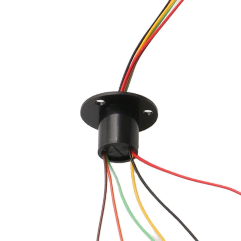 RC 굴삭기 모델용 마이크로 회전 슬립 링, DIY PTZ 짐벌 전기 컬렉터 링, 2, 4, 6, 8, 12/18 채널, 2A 직경 12.5mm