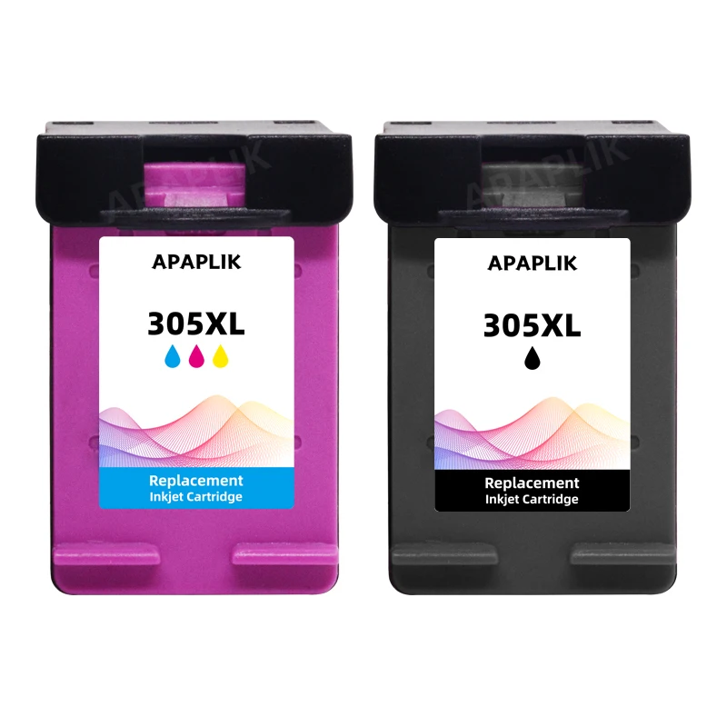 APAPLIK HP 305 교체용 잉크 카트리지, HP 데스크젯 2700 2710 2721 2722 4120 4110 4130 1210 6010, HP 305 XL, 305XL