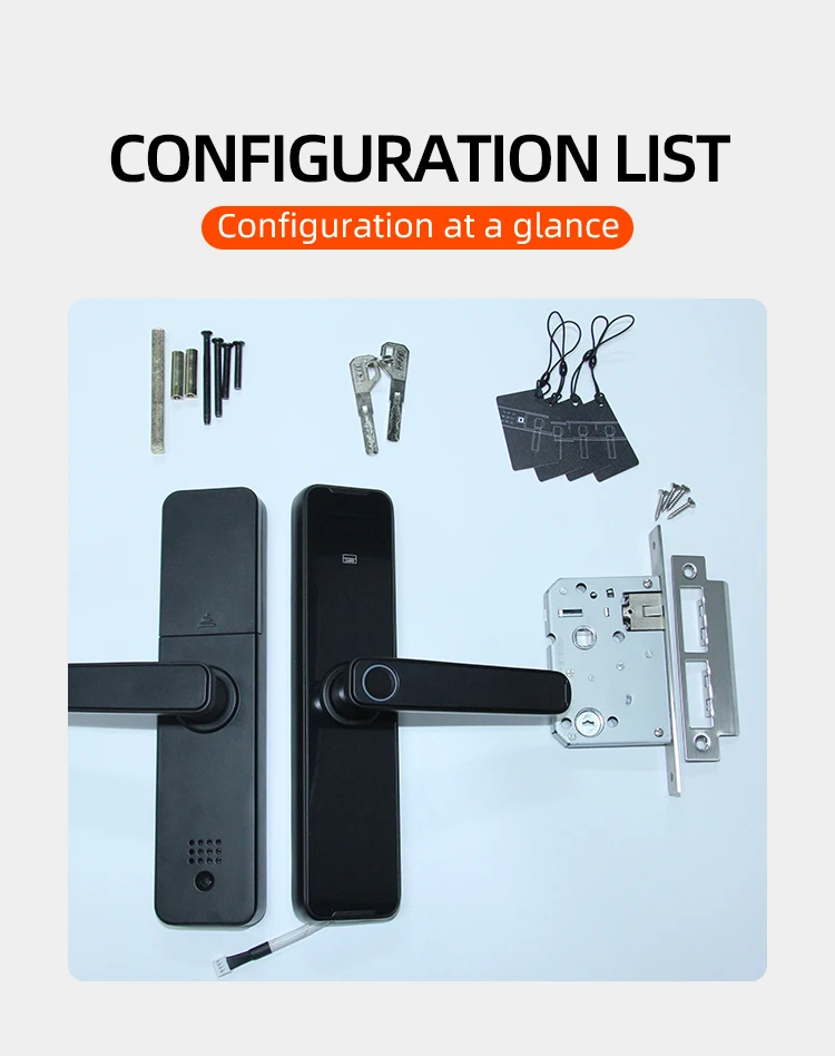 투야 와이파이 디지털 전자 잠금 스마트 문짝, 원격 잠금 해제, 키리스 잠금, 도난 방지 보안, 스마트 홈, 호텔 사무실