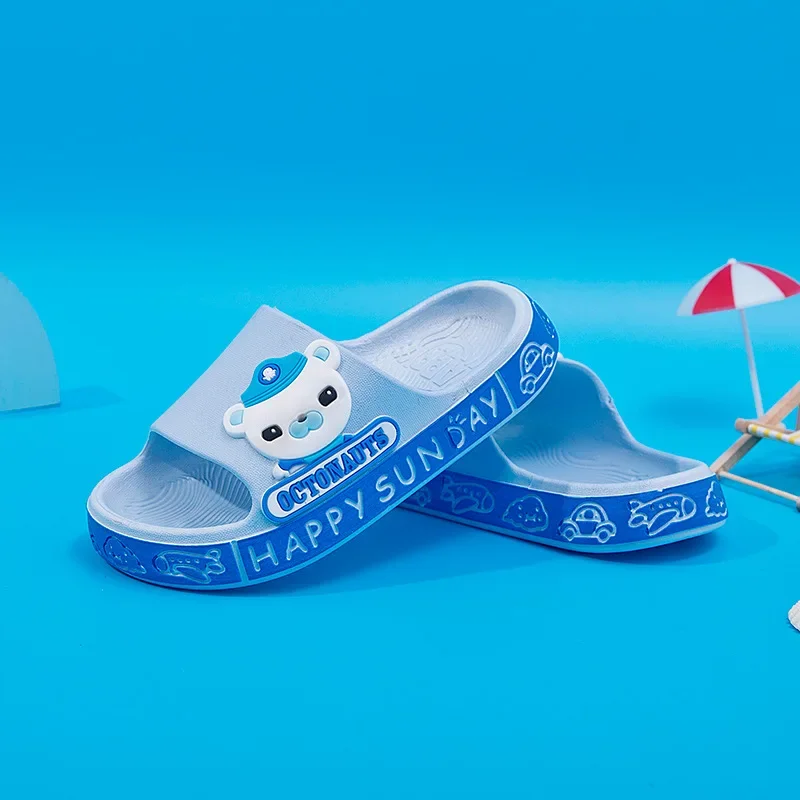 OCTONAUTS-오리지널 액션 피규어 어린이 슬리퍼, 미끄럼 방지 만화 욕실 신발, 샌들, 애니메이션 코스프레 의상, 선물