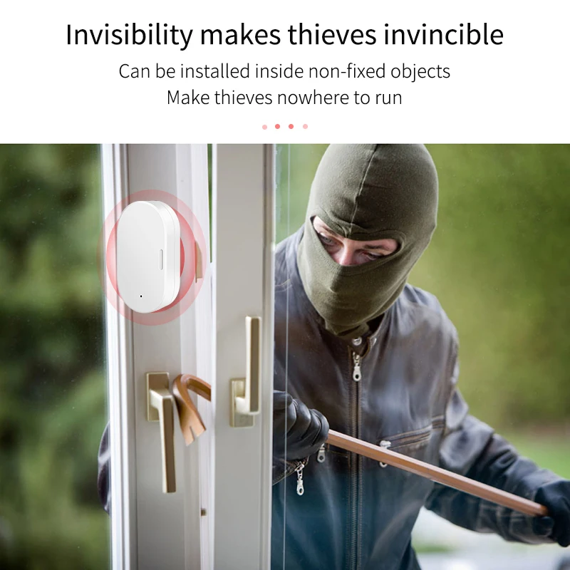 Tuya 스마트 지그비 도어 센서, 문 개폐 감지기, 알렉사 구글 홈을 통한 홈 알람, 보안 보호, 스마트 라이프 제어