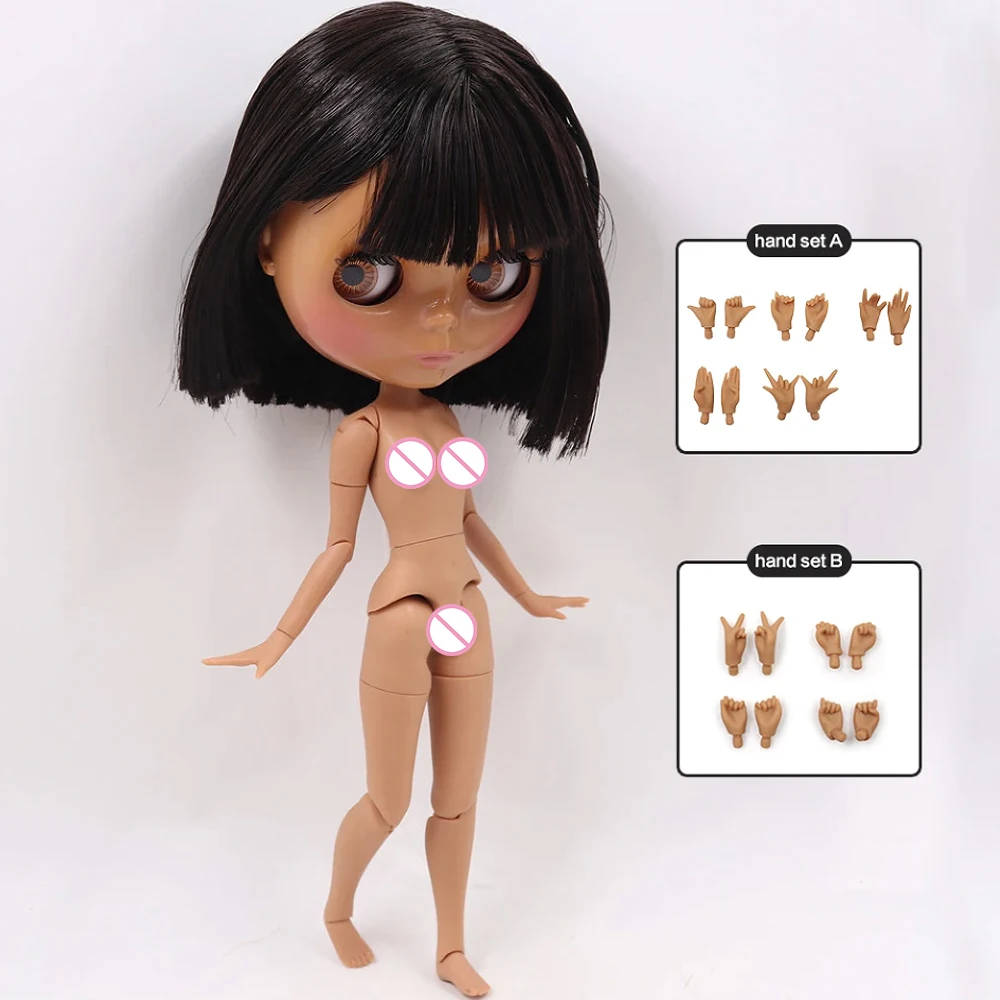 ICY DBS 스페셜 브라이스 인형 1/6 bjd 누드 조인트 바디, 매트 페이스, 광택 얼굴, 다채로운 머리, 여아 남아 장난감 선물