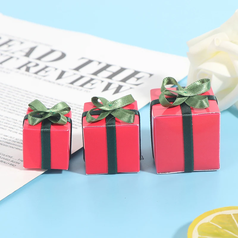 미니 크리스마스 화환 화환 크리스마스 모자 스카프 인형 집 장식 미니어처 크리스마스 트리 어린이를위한 최고의 선물 가구 완구