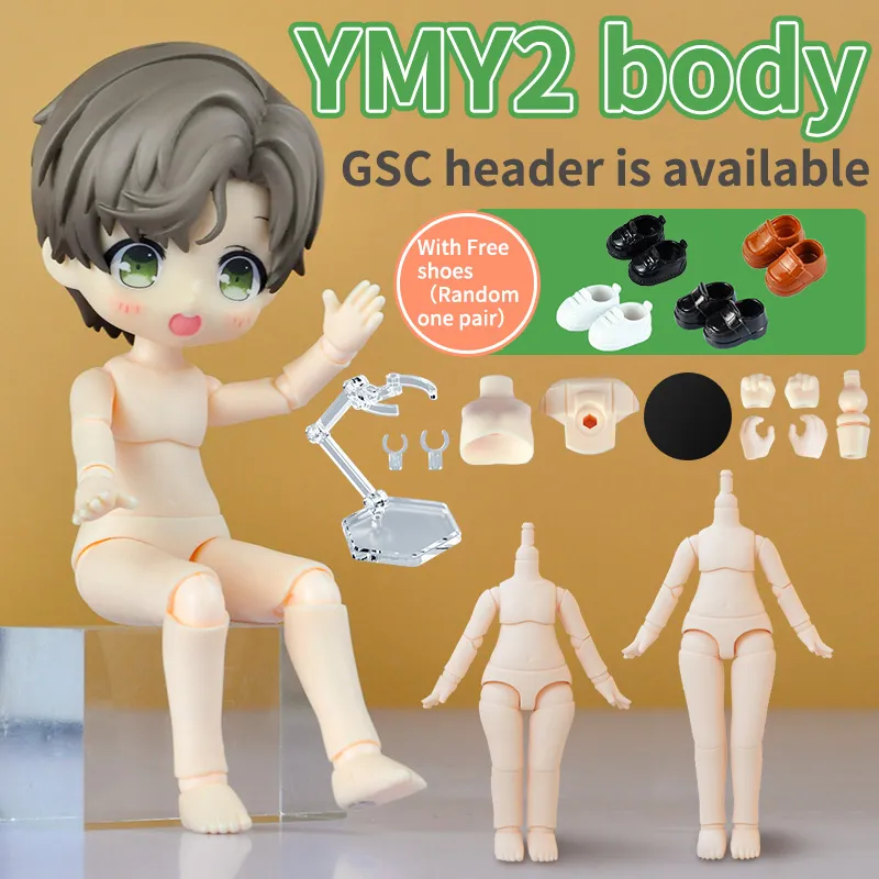 Ymy Ob11 Gsc 헤드용 인형 바디, 1/12bjd,Obitsu 11 장난감 액세서리, 보고서 교체 조인트, 수제 넨드로이드, 10cm, 신제품 title=Ymy Ob11 Gsc 헤드용 인형 바디, 1/12bjd,Obitsu 11 장난감 액세서리, 보고서 교체 조인트, 수제 넨드로이드, 10cm, 신제품 