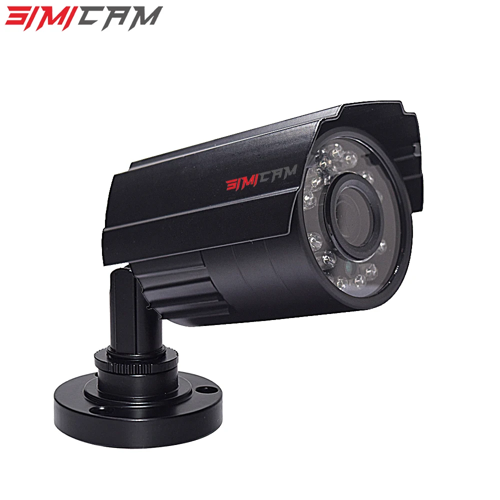 SIMICAM-2.0MP HD 1080p 1920TVL 보안 AHD 카메라, 야외 실내 24 피스 led 120ft IR 야간 비전 내후성 감시 CCTV