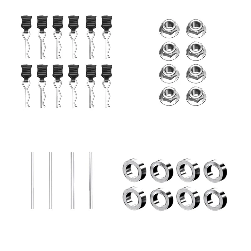 MJX 하이퍼 고 RC 자동차 부품 원격 제어 자동차 H16H 16207 16208 16209 16210, 개조된 액세서리 차동 충격 흡수 타이어