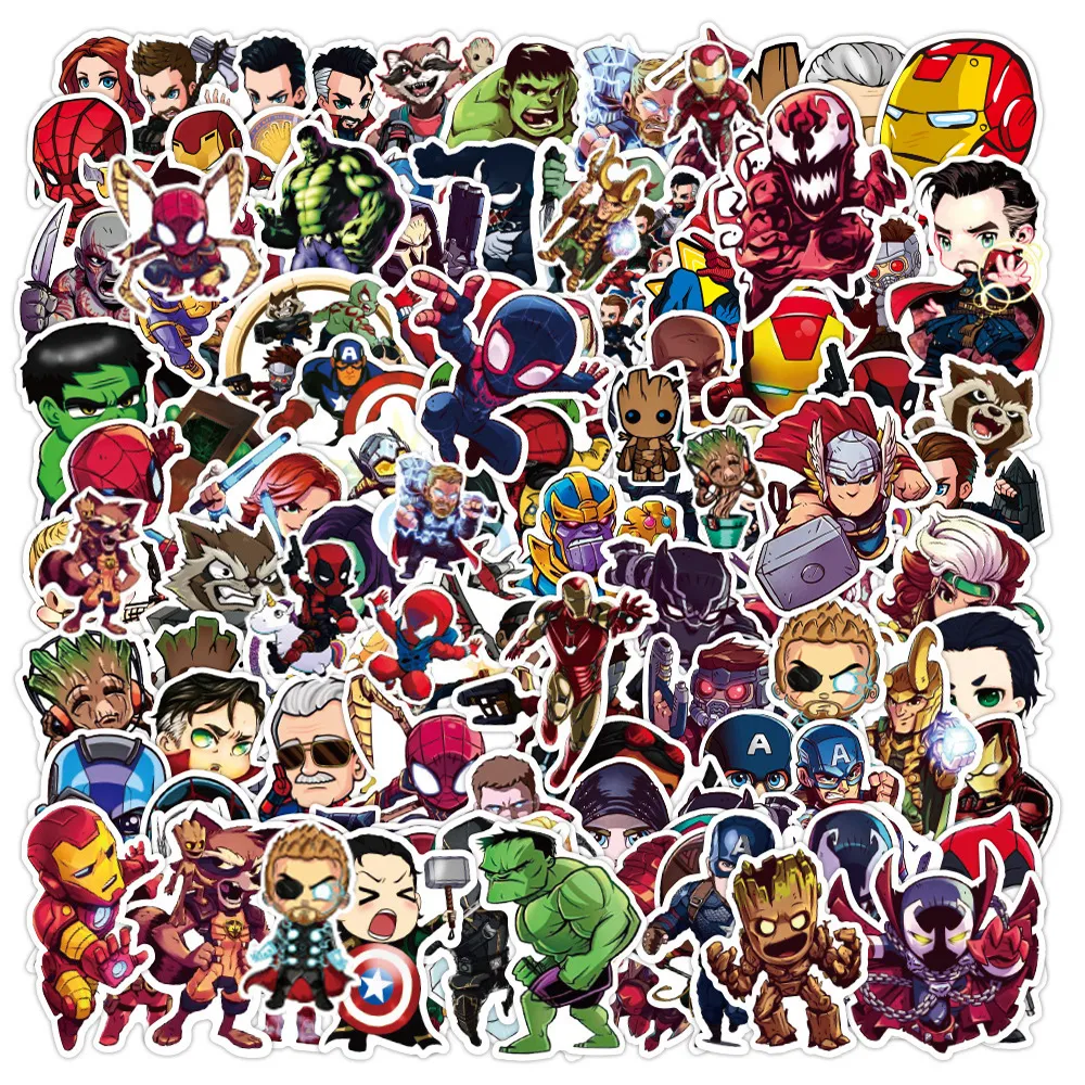 10/30/50/100PCS 디즈니 마블 Avengers 귀여운 슈퍼 영웅 만화 스티커 낙서 Decals 노트북 자동차 자전거 장난감 스티커 어린이위한 title=10/30/50/100PCS 디즈니 마블 Avengers 귀여운 슈퍼 영웅 만화 스티커 낙서 Decals 노트북 자동차 자전거 장난감 스티커 어린이위한 