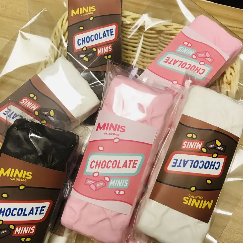 초콜릿 바 슬로우 리바운드 감압 벤트 장난감, 미니 스퀴시 슬로우 라이징, 3 가지 색상 옵션