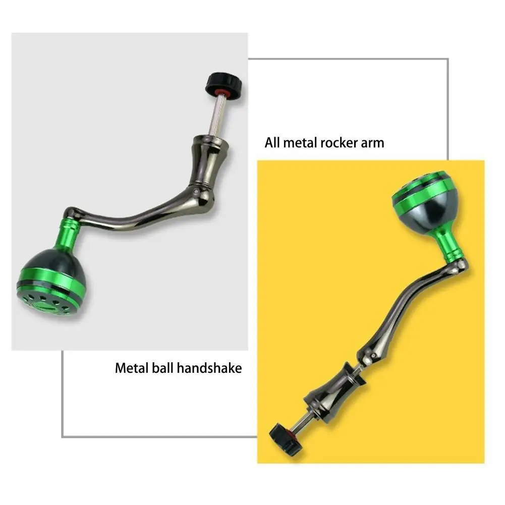 YOUZI 경량 금속 낚시 릴 핸들 그립, 멀티 컬러 인체 공학적 디자인, 낚시 릴 로커 암 액세서리 도매