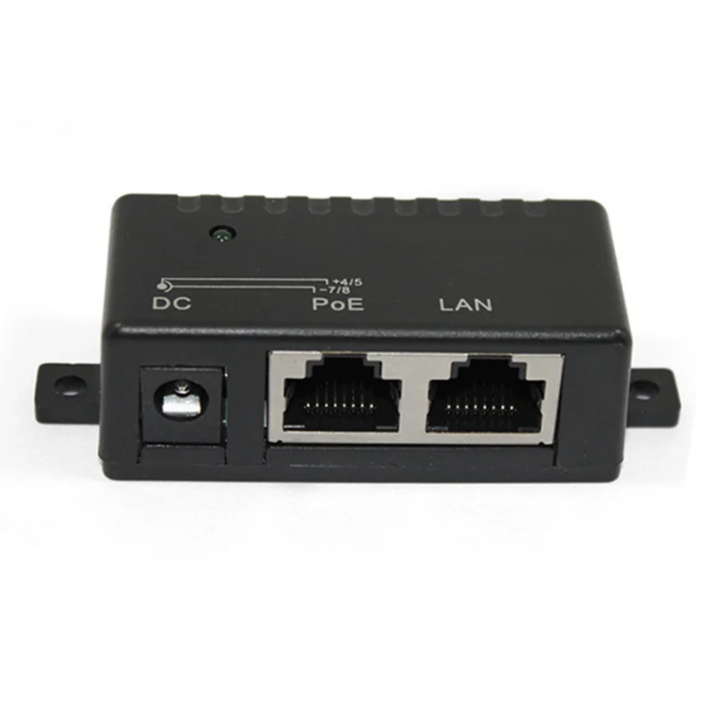 IP 카메라용 POE 인젝터 전원 분배기, POE 어댑터 모듈 액세서리, 1000Mbps, 5V, 12V, 24V, 48V, 1A