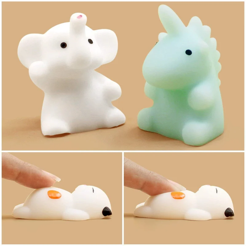 50-5PCS Mochi Squishies Kawaii Anima Squishy Toys For Kids Antistress Ball Squeeze Party Favors 스트레스 릴리프 완구 생일