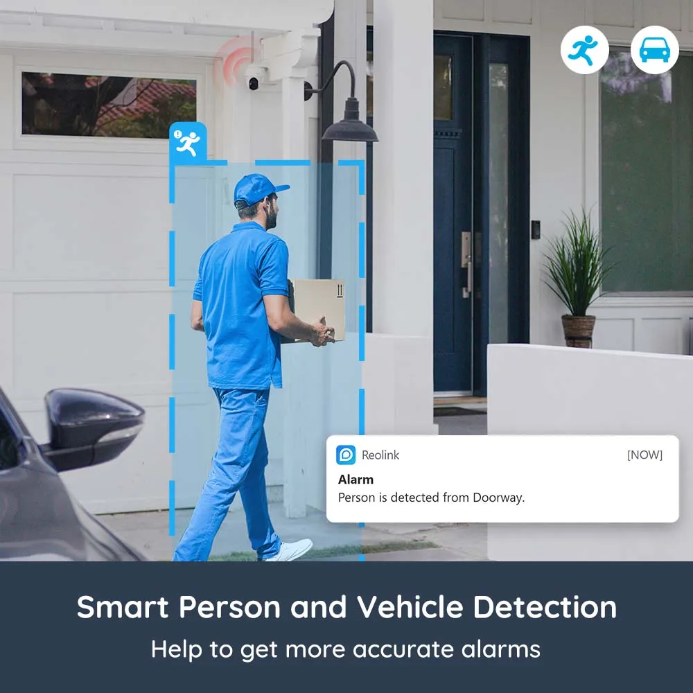 Reolink 4K 8MP 무선 팬 & 틸트 보안 카메라 5MP 실외 태양광/배터리 구동 WiFi IP 카메라 3MP PT 감시 카메라