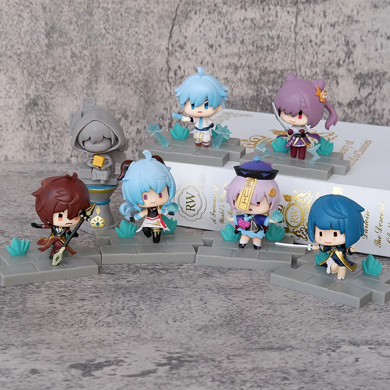 원신 임팩트 애니메이션 피규어 파이몬 클레 카와이 액션 피규어, 원신 피규어 컬렉션 모델, 어린이 장난감, 어린이날 선물