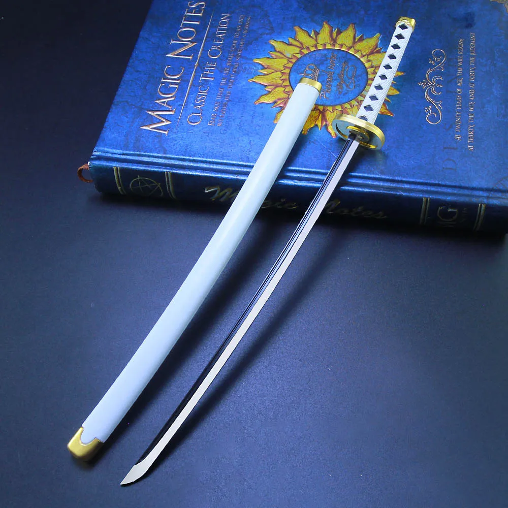 원피스 조로 검 일본 카타나 장난감 칼 언컷 장난감 검 코스프레 애니메이션 카타나 무기 모델, 소년 어린이 장난감 선물, 26cm