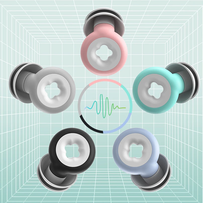 수면 소음 감소 수영 귀마개, 방수 귀마개, 보호 테이프, 1 쌍