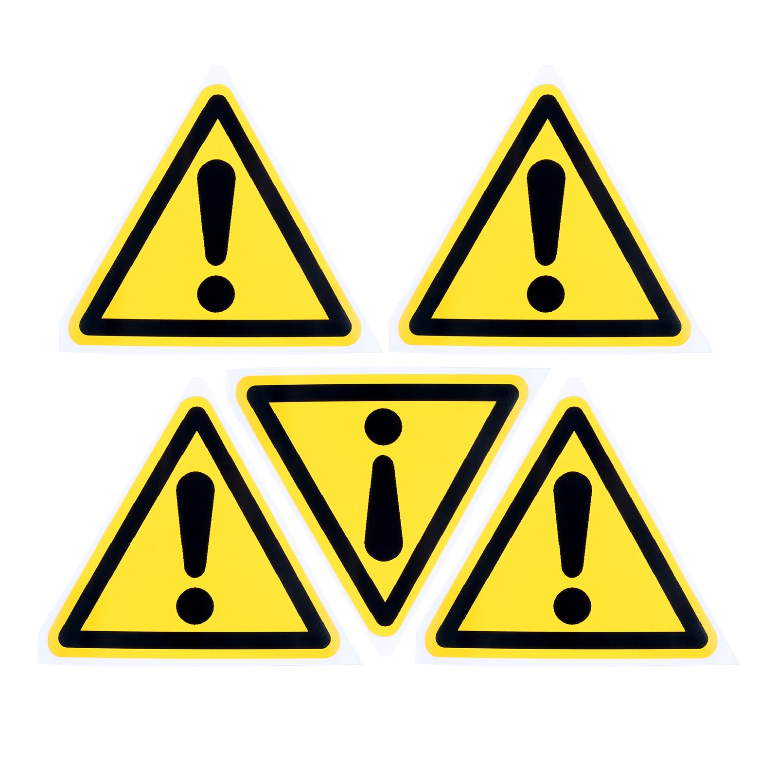 고품질 경고 신호 스티커 로고 보안 안전 라벨, 내유성 경고 태그, 벽 기계 스티커, 5 개
