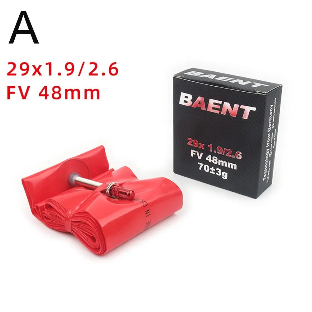 Baent TPU 초경량 자전거 내부 튜브, 산악 자전거 타이어 27.5, 프렌치 밸브, 1.26-1.75 1.9-2.7 자전거 부품, 26 인치, 48mm, 29 인치