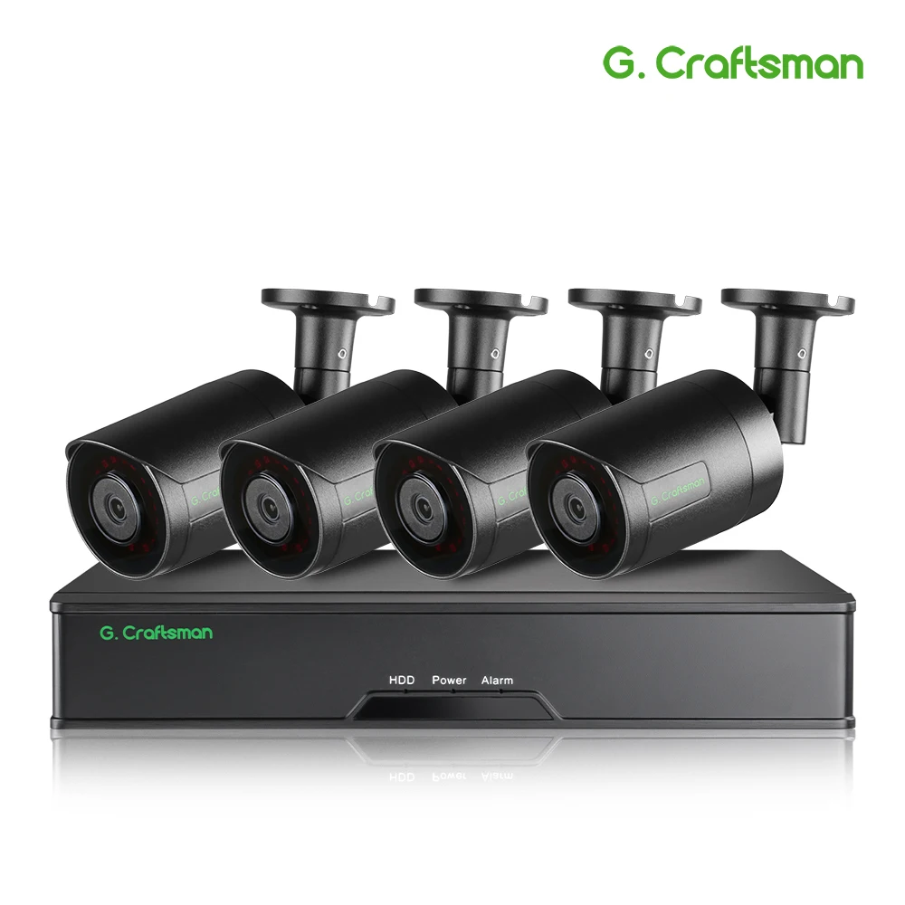 G.Craftsman POE IP 카메라 키트 시스템, CCTV 보안, AI 사람 차량 감지, 오디오 감시 비디오 링크, 6MP title=G.Craftsman POE IP 카메라 키트 시스템, CCTV 보안, AI 사람 차량 감지, 오디오 감시 비디오 링크, 6MP