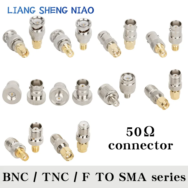 SMA-TNC 수 플러그 및 암 잭, BNC-SMA RF 동축 어댑터 커넥터, 테스트 컨버터, 황동 F 암-SMA 수 플러그, 1 개 title=SMA-TNC 수 플러그 및 암 잭, BNC-SMA RF 동축 어댑터 커넥터, 테스트 컨버터, 황동 F 암-SMA 수 플러그, 1 개 