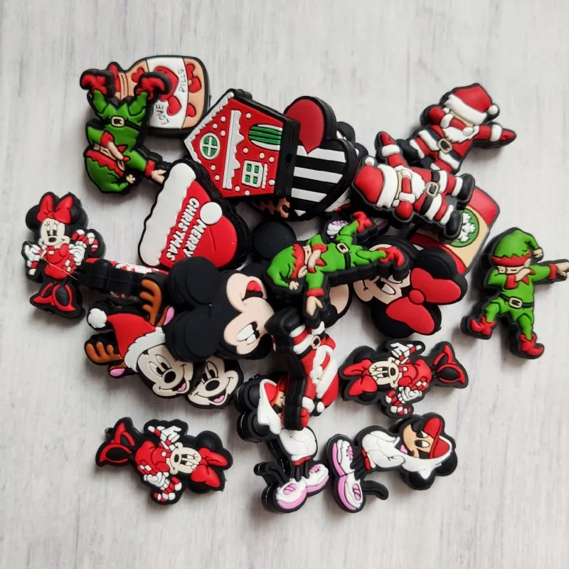 크리스마스 실리콘 초점 비즈 BPA 프리 실리콘 아기 DIY 젖꼭지 체인 클립 비즈, 신생아 장난감 보석 액세서리, 10 개