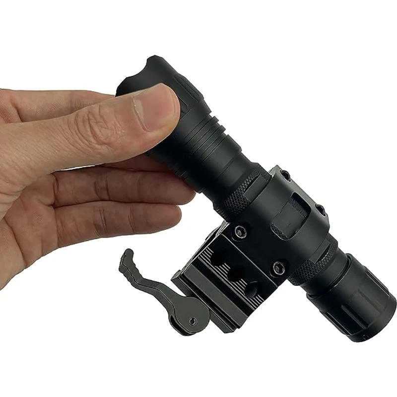 오프셋 피카티니 손전등 마운트, 퀵 릴리스, 45 도 피카티니 레일 링 마운트, 무기 라이트 마운트, 레이저 사이트 마운트, Mlok, 1 인치