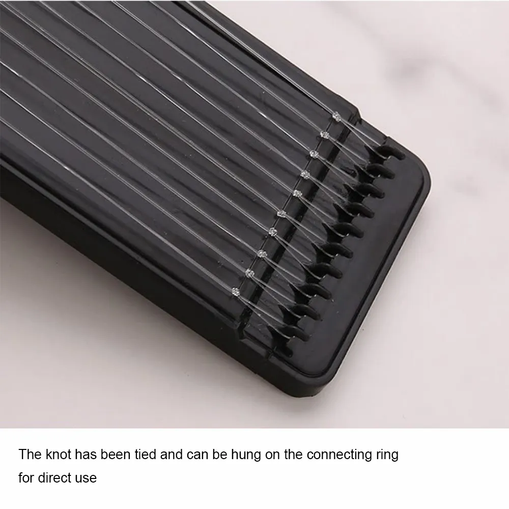 낚싯줄이 있는 더블 후크 낚시, 잉어 태클용 후크 포함, 고강도 스레드 및 스위블, 좋은 액세서리 키트, 세트당 10 개