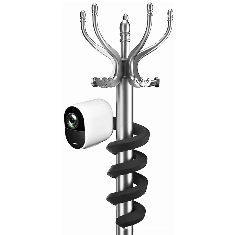 실외 카메라 용 실리콘 유연한 트위스트 마운트, 홈 보안 카메라 시스템에 도구 설치 없음