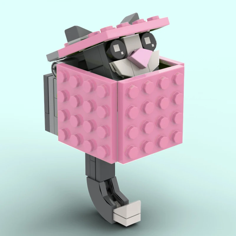 특이한 키티 빌딩 블록 조립 모델 선물 건설 세트, 어린이 소녀 창의적인 장난감 벽돌, DIY 키홀더