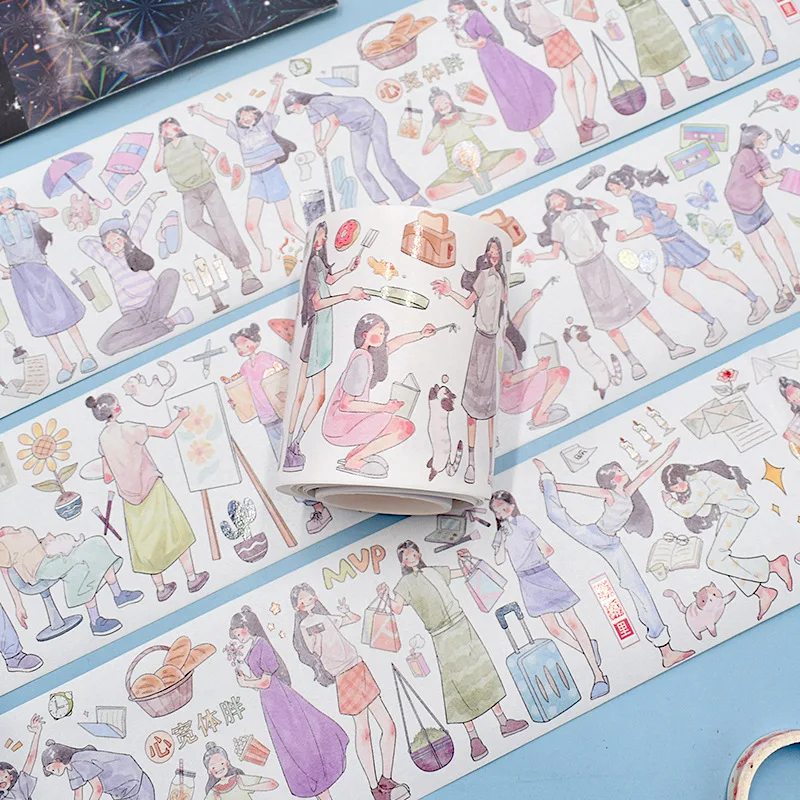 장식용 접착 테이프 문자 유럽 꽃다발 스크랩북 DIY 스크랩북 스티커, 로트 당 1 개