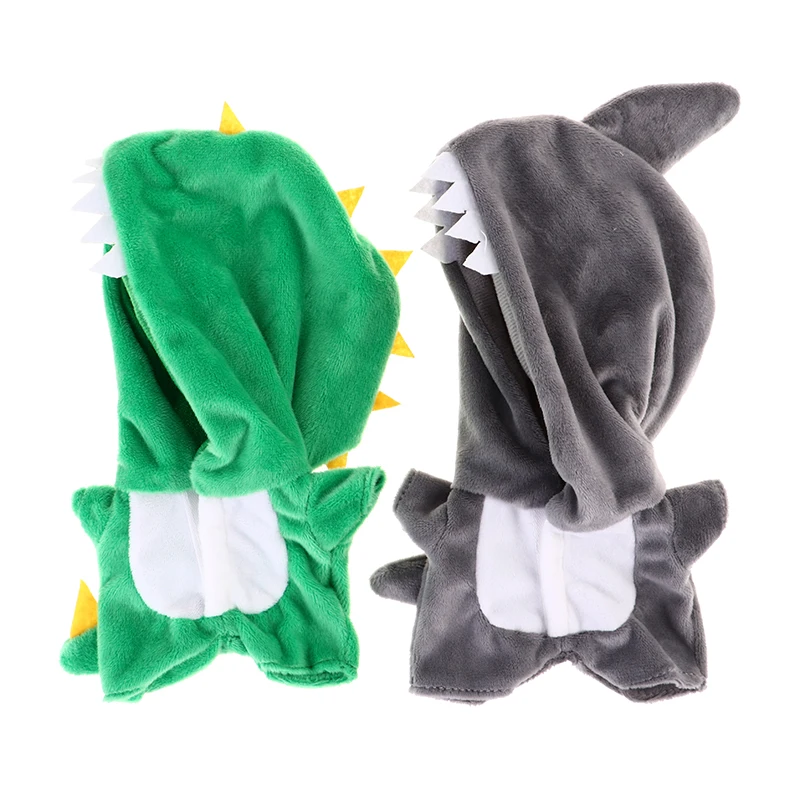 인형 옷 만화 봉제 공룡 전체 정장, 동물 부드러운 잠옷, 인형 액세서리, 드레스 업 게임, 어린이 장난감 선물, 20cm