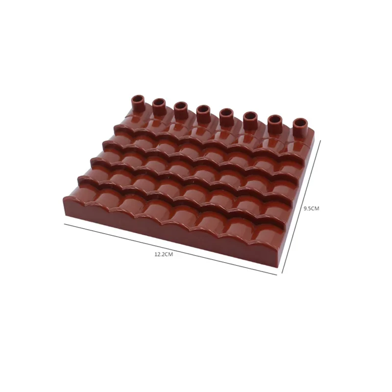 대형 빌딩 블록 인형 집 지붕 벽 창문 문 호환, 대형 벽돌 도시 어린이 조립 교육 완구