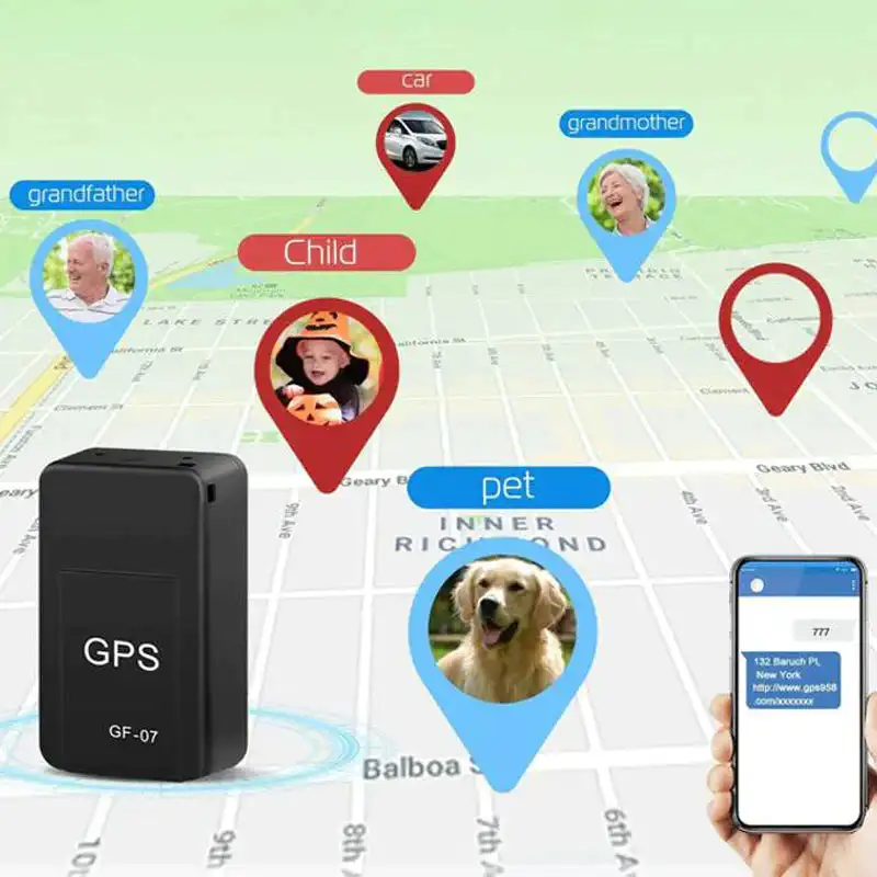 마그네틱 미니 GPS 트래커 실시간 차량 위치 추적기, 도난 방지 GSM GPRS 트랙 위치 장치, 차량 오토바이, 어린이 개, 애완 동물