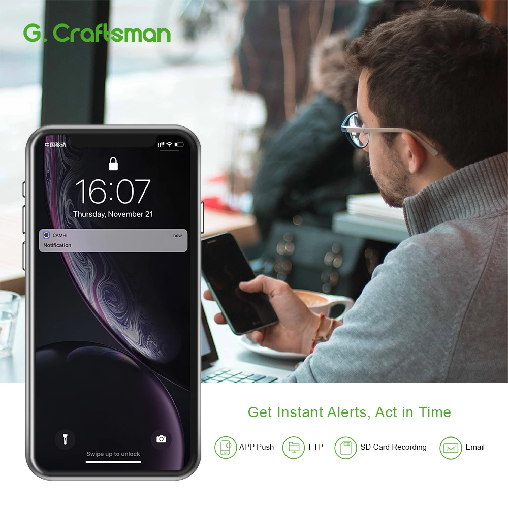 G.Craftsman-4G Wifi 카메라, 5MP 오디오 무선 야외 방수 HD IP 카메라 보안 비디오 감시 소니 335 ONVIF Camhi