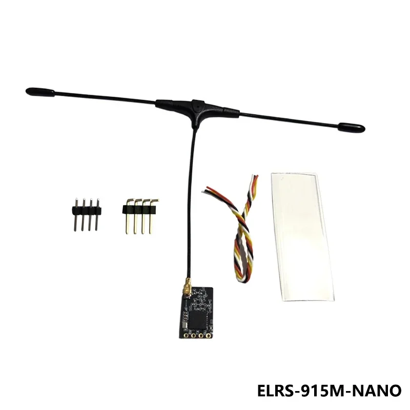 T형 안테나 장착 ELRS NANO ExpressLRS 리시버, RC FPV 트래버스 드론 부품용 지지대 와이파이 업그레이드, 915MHz, 2.4GHz